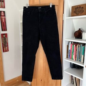 Frank & Oak black jeans boyfriend fit